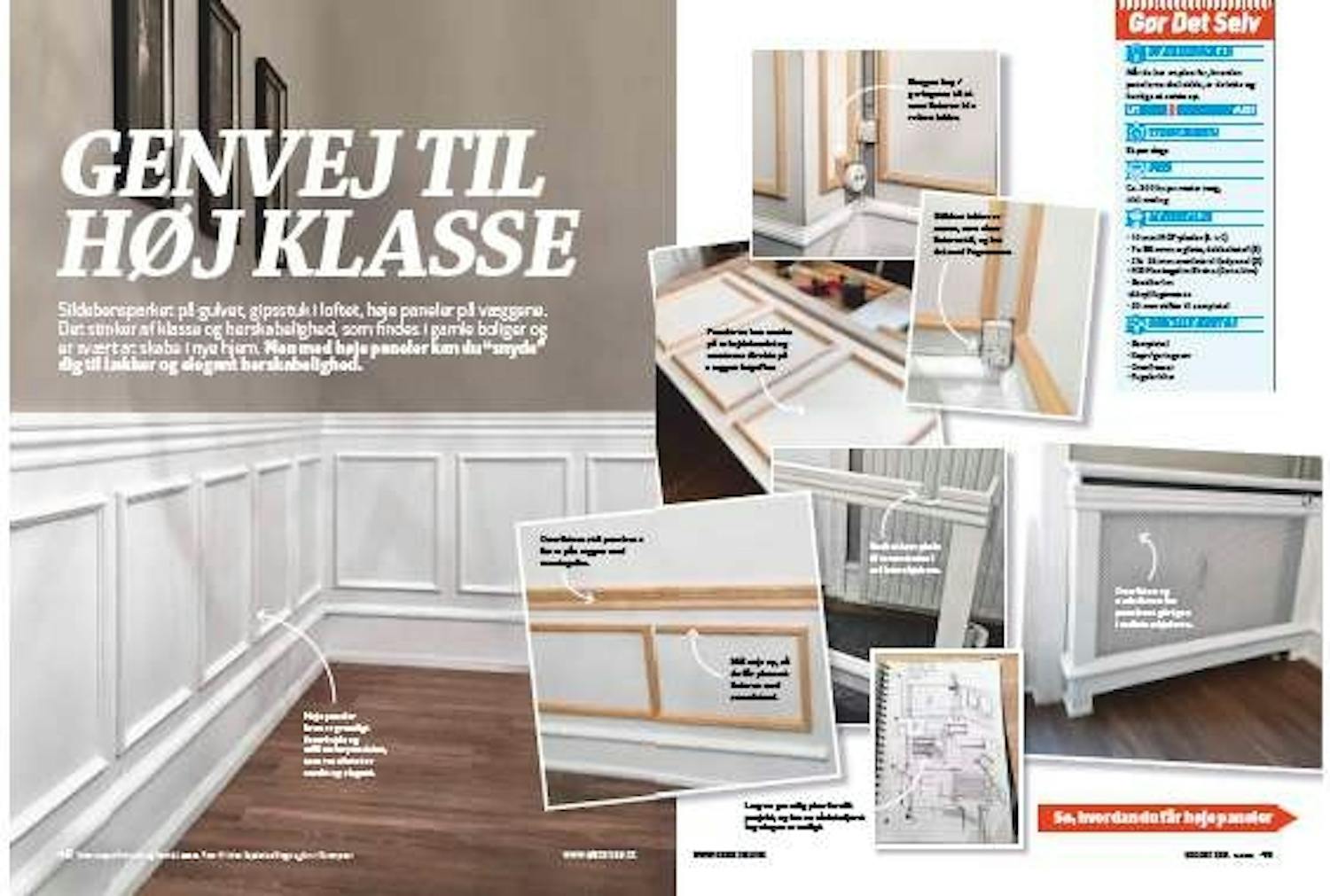 Byg høje paneler på en weekend Byg høje paneler på en weekend